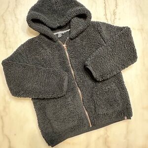 VOLCOM • Cozy Fleece Hoodie in Charcoal Gray - Kids L (10/12)